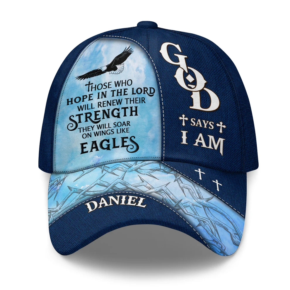 Those Who Hope In The Lord Will Renew Their Strength  Personalized Classic Cap
