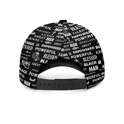 God Says I Am Black Man  Personalized Classic Cap