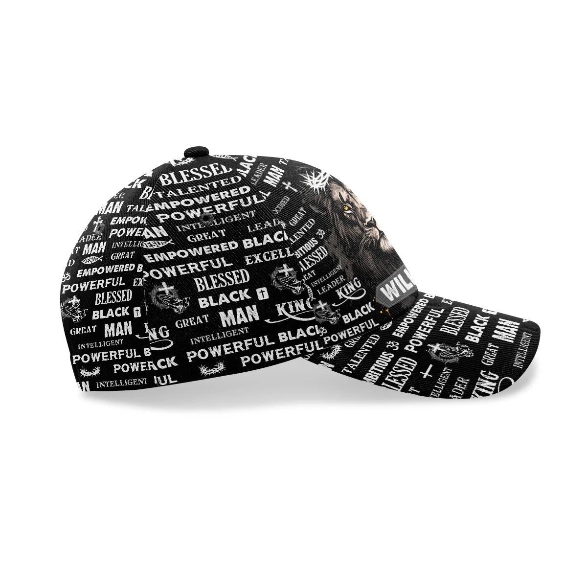 God Says I Am Black Man Personalized Classic Cap