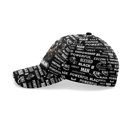 God Says I Am Black Man  Personalized Classic Cap