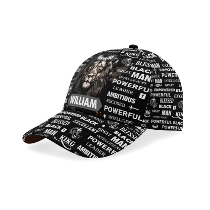 God Says I Am Black Man  Personalized Classic Cap