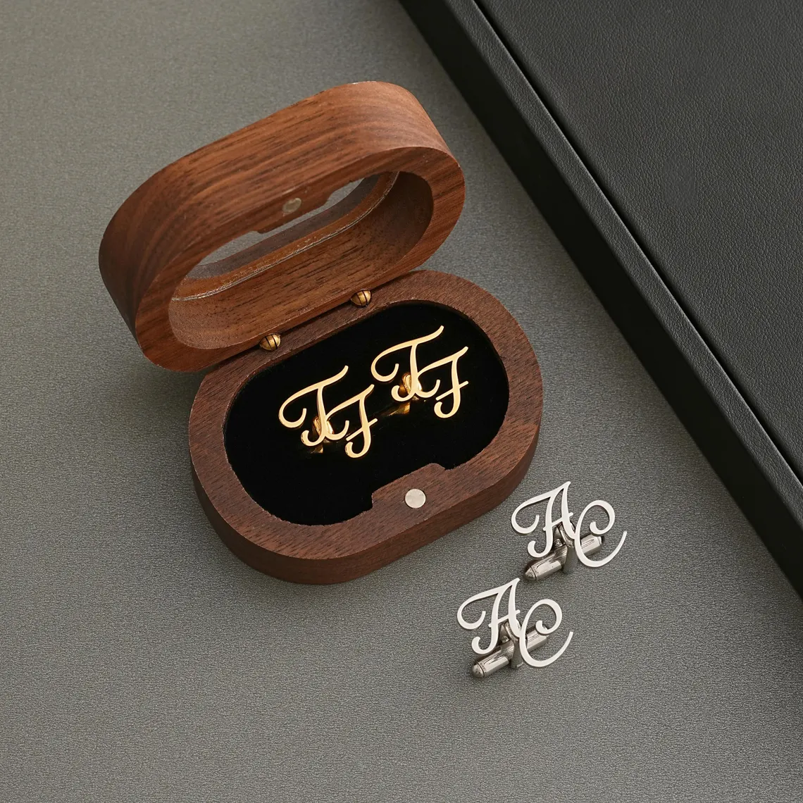Personalized Wooden Wedding Ring Box with Clear Acrylic Cover, Custom Engraved Engagement Proposal Holder, Bridal Gift For Her