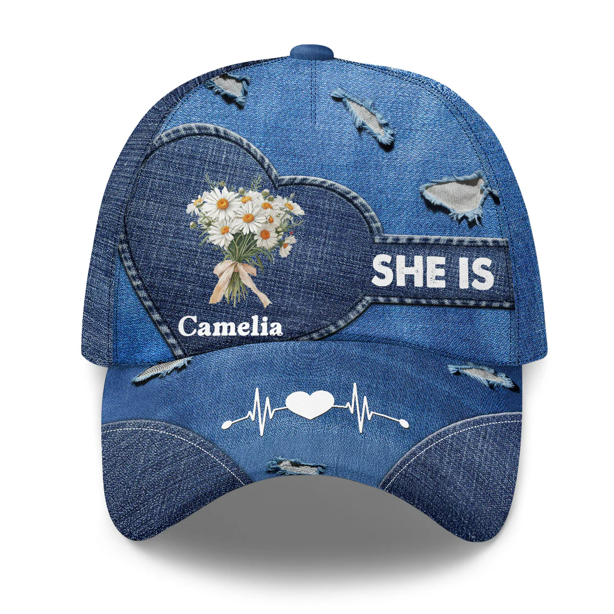 She Is  Personalized Classic Cap-CP1086