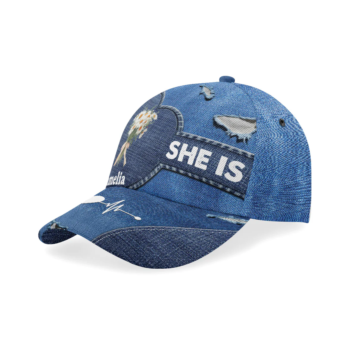 She Is  Personalized Classic Cap-CP1086