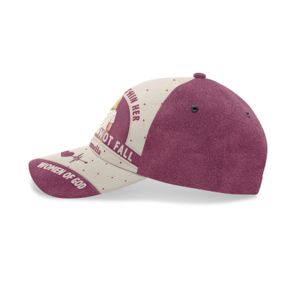 God Is Within Her She Will Not Fall  Personalized Classic Cap