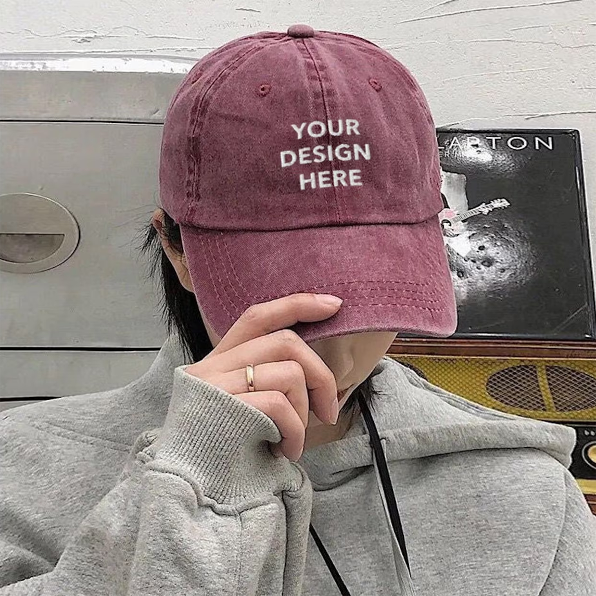 Custom Text Embroidered Hat, Personalized Cap, Vintage Baseball Hat, Gift For New Dad Mom, Gift For Bride, Bachelorette, Christmas Gift