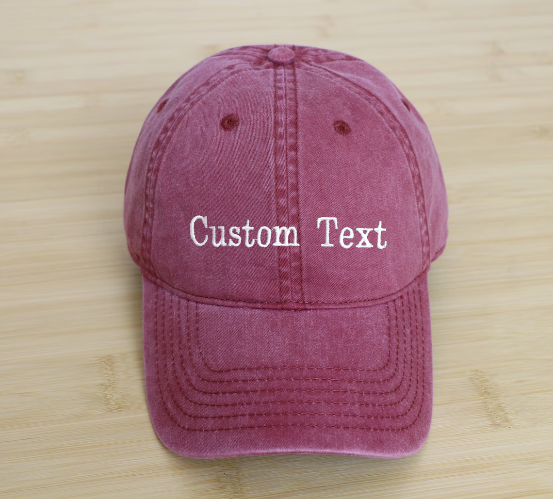 Embroidered Hat Personalized Dad Cap Embroidery Logo baseball hat Bachelorette hats Custom caps Sorority hat Unisex Baseball Cap,Text Hat