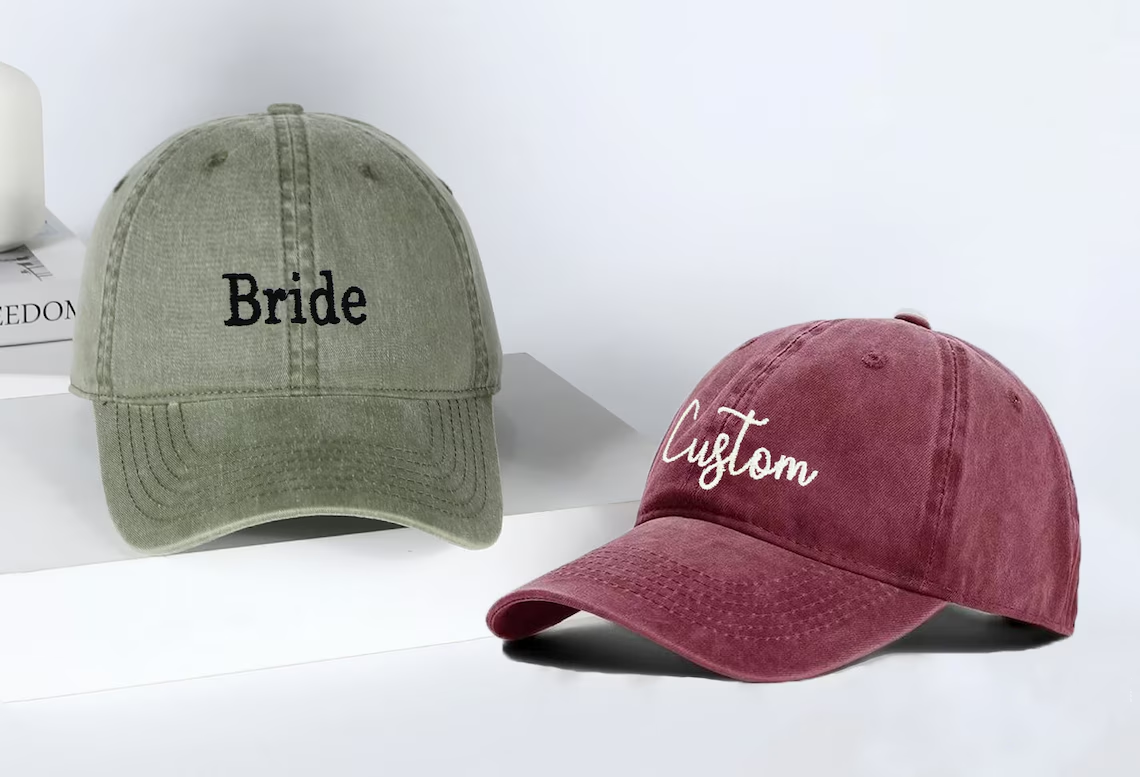Embroidered Hat Personalized Dad Cap Embroidery Logo baseball hat Bachelorette hats Custom caps Sorority hat Unisex Baseball Cap,Text Hat