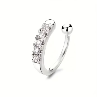 Sparkling Crystal No-Piercing Nose Cuff (Pair)