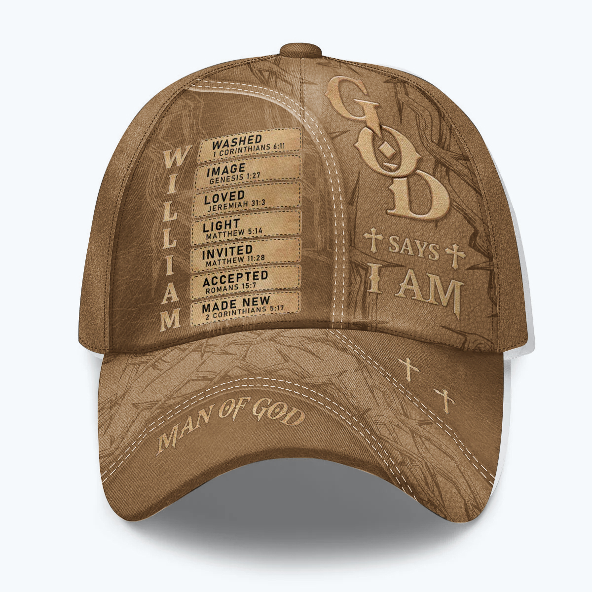 NEW |Man Of God |Personalized Classic Cap