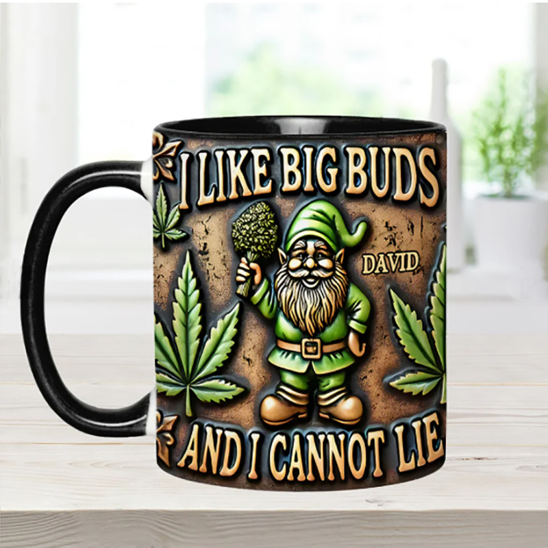 I Like Big Buds - Personalized Weed Accent Mug