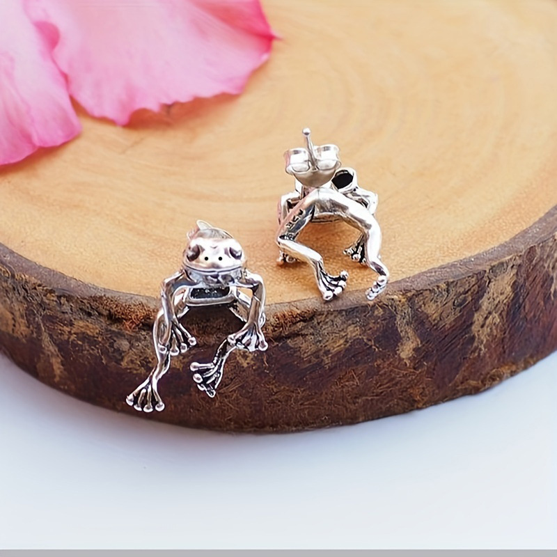 Willow Tree Frog Stud Earrings