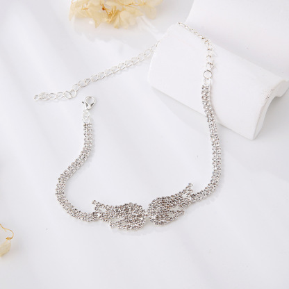 Angel wing anklet