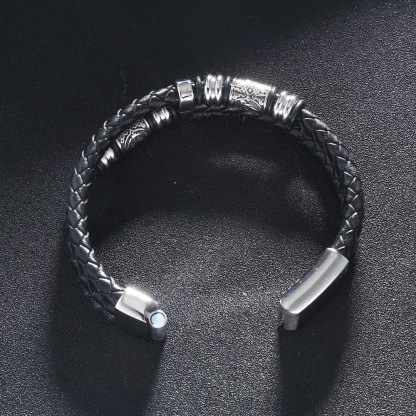 Celtic Knot and Vegvisir compass viking bracelet