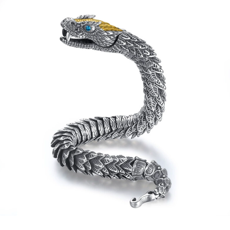 Handmade Jormungandr Snake Bracelet