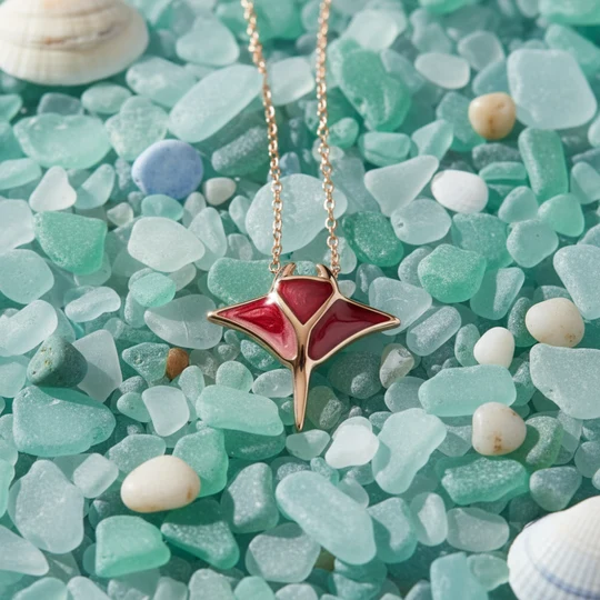 Ocean Spirit Manta Ray Necklace