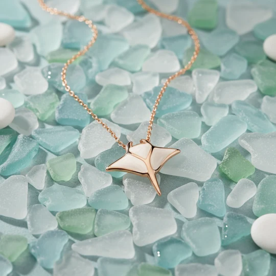 Ocean Spirit Manta Ray Necklace