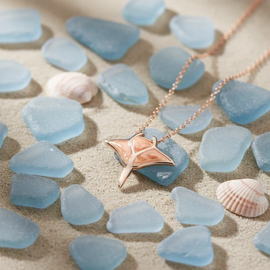 Ocean Spirit Manta Ray Necklace