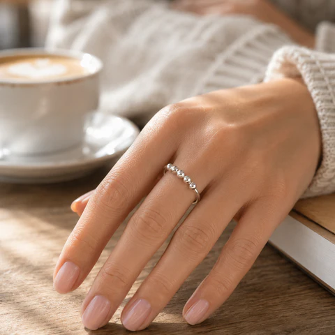Celeste Sphere Ring