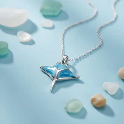 Ocean Spirit Manta Ray Necklace