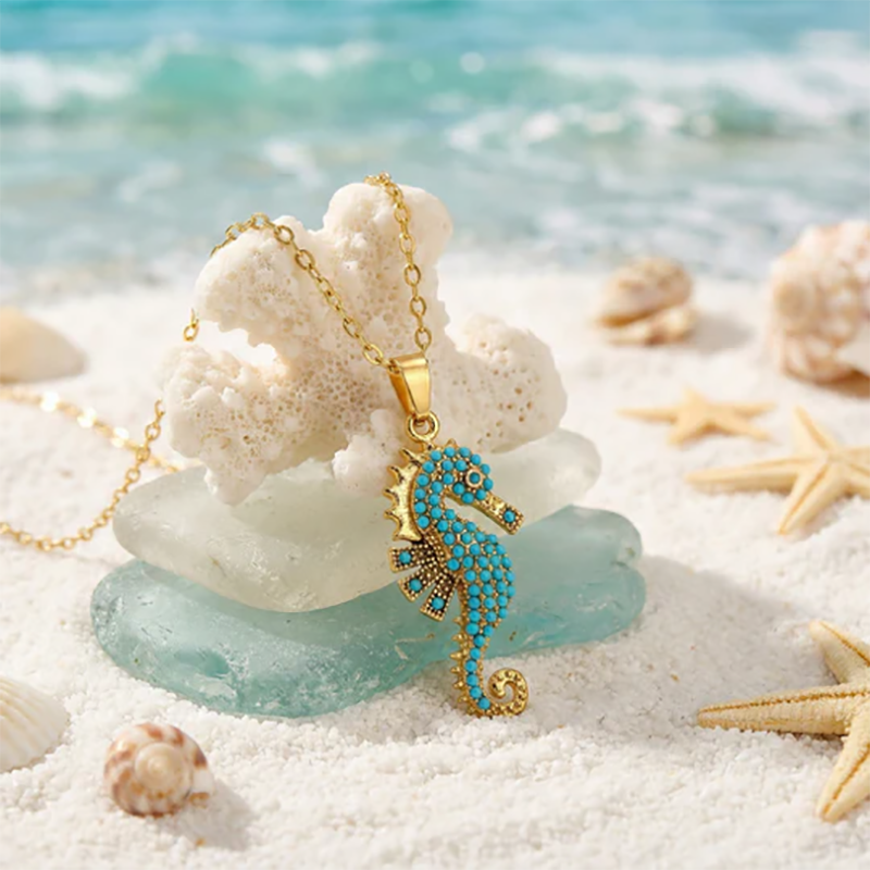 Ocean Seahorse Necklace