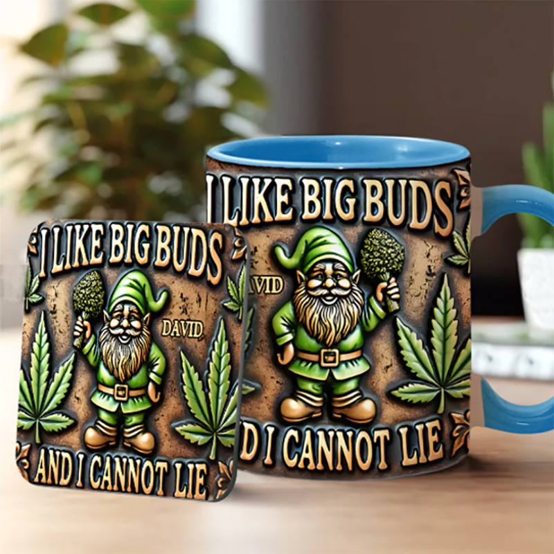 I Like Big Buds - Personalized Weed Accent Mug