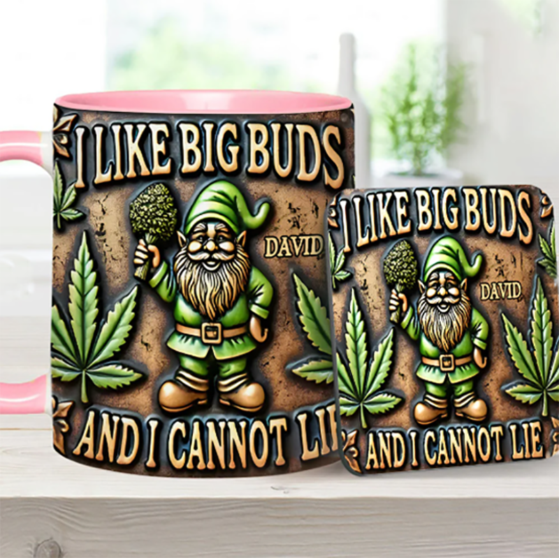 I Like Big Buds - Personalized Weed Accent Mug
