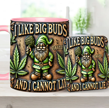 I Like Big Buds - Personalized Weed Accent Mug
