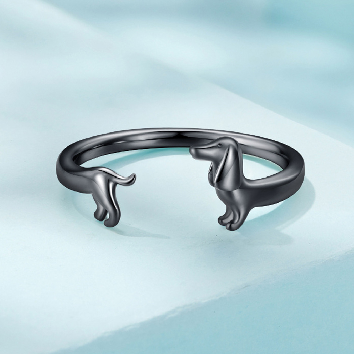 Dachshund Forever Wrap Ring