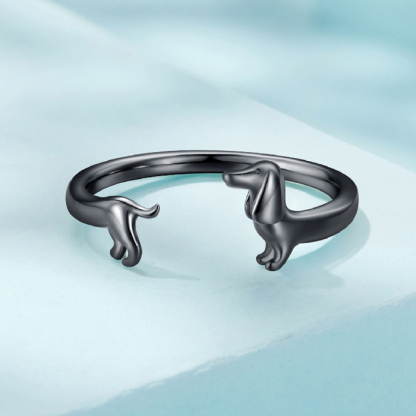 Dachshund Forever Wrap Ring