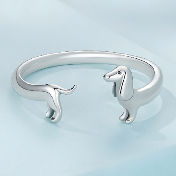 Dachshund Forever Wrap Ring