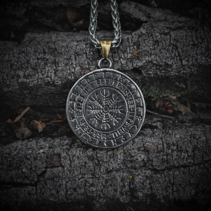 Fenrir Wolf Runic Necklace