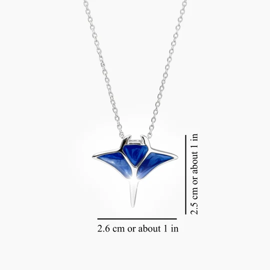 Ocean Spirit Manta Ray Necklace