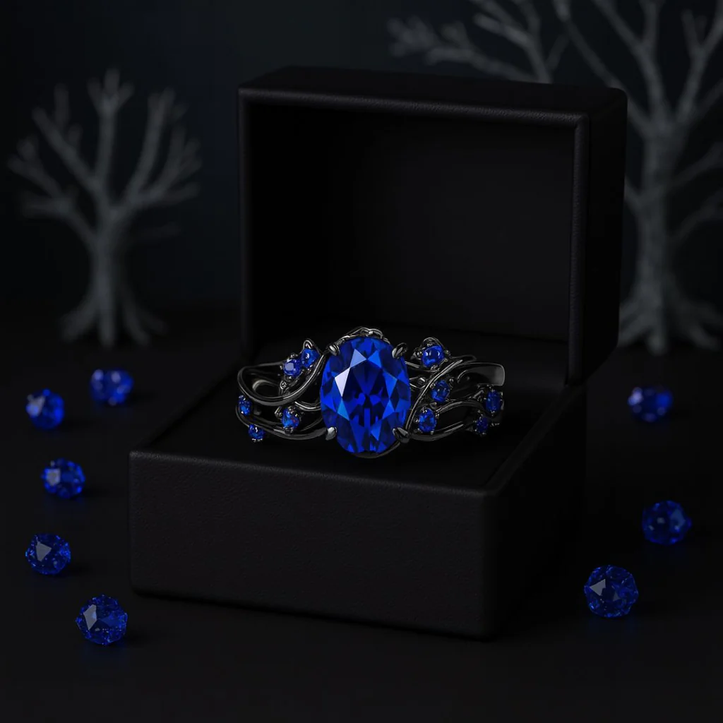 Eirwyn Blue Stone Ring