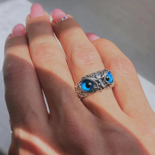 Owl Eye Ring (Adjustable)