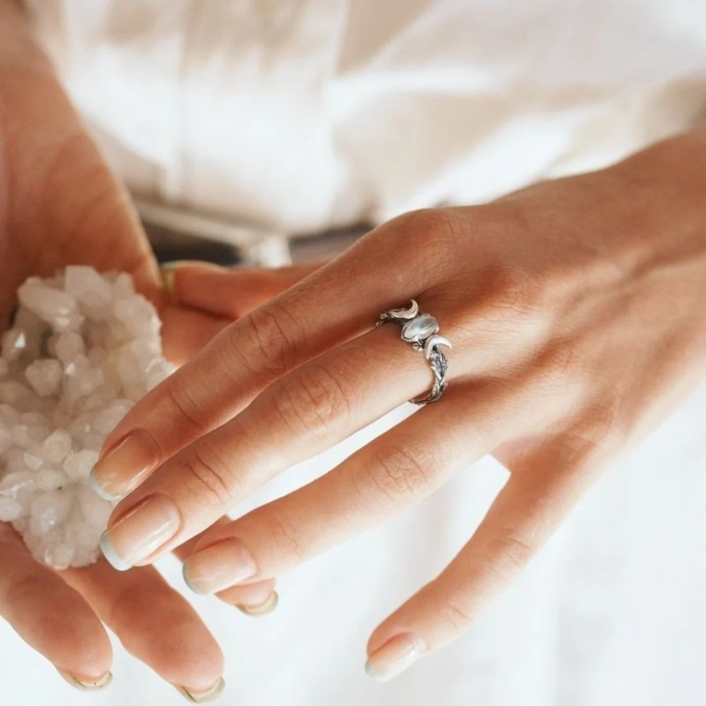 Mani Twin Moons Ring