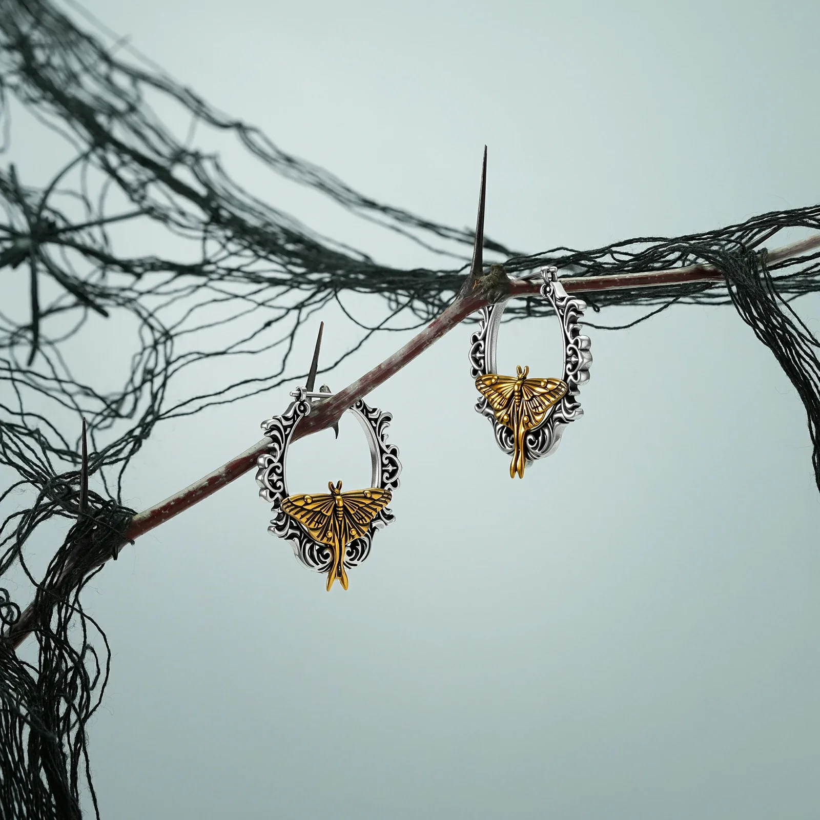 Baroque Moth Earrings