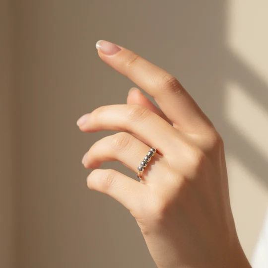 Celeste Sphere Ring