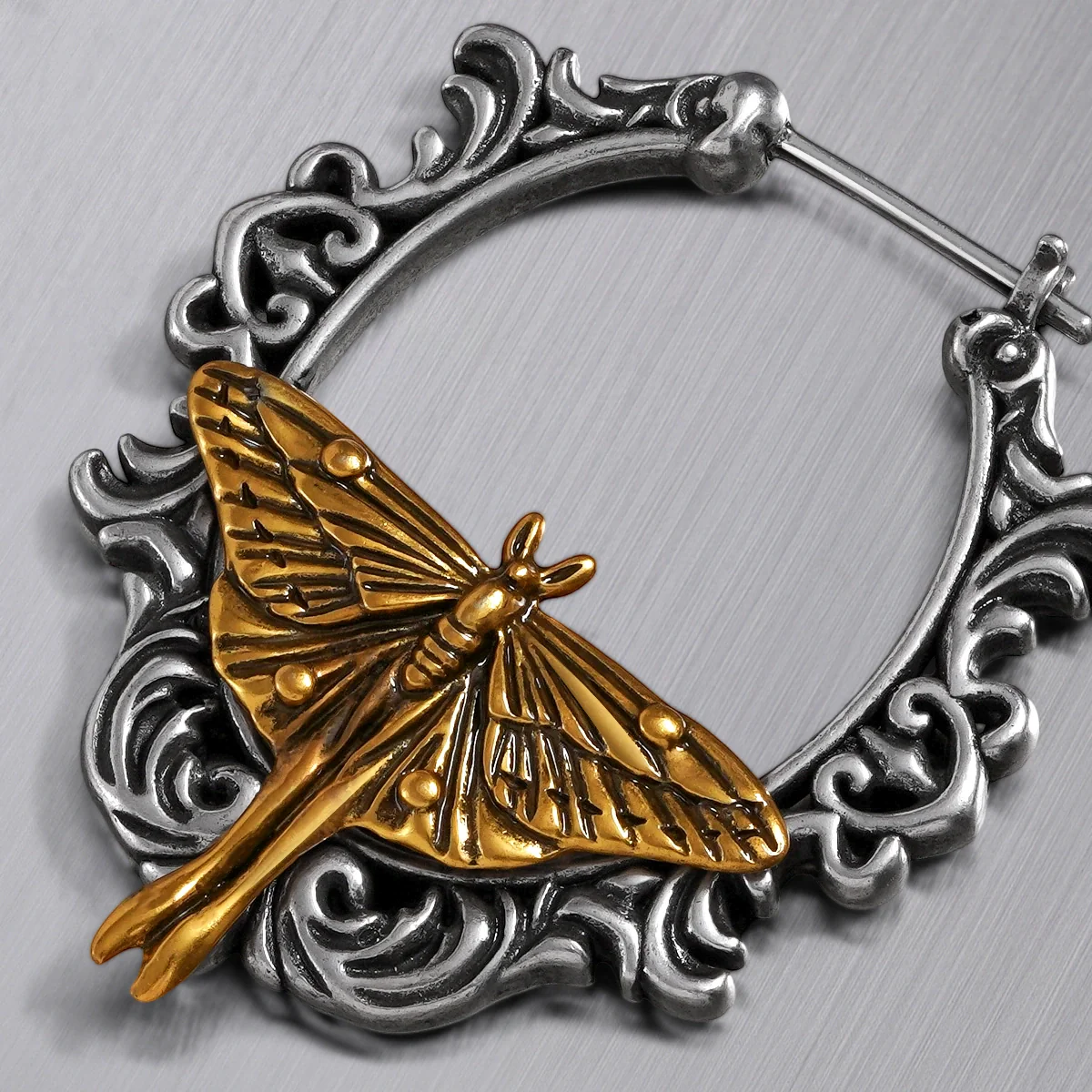 Baroque Moth Earrings
