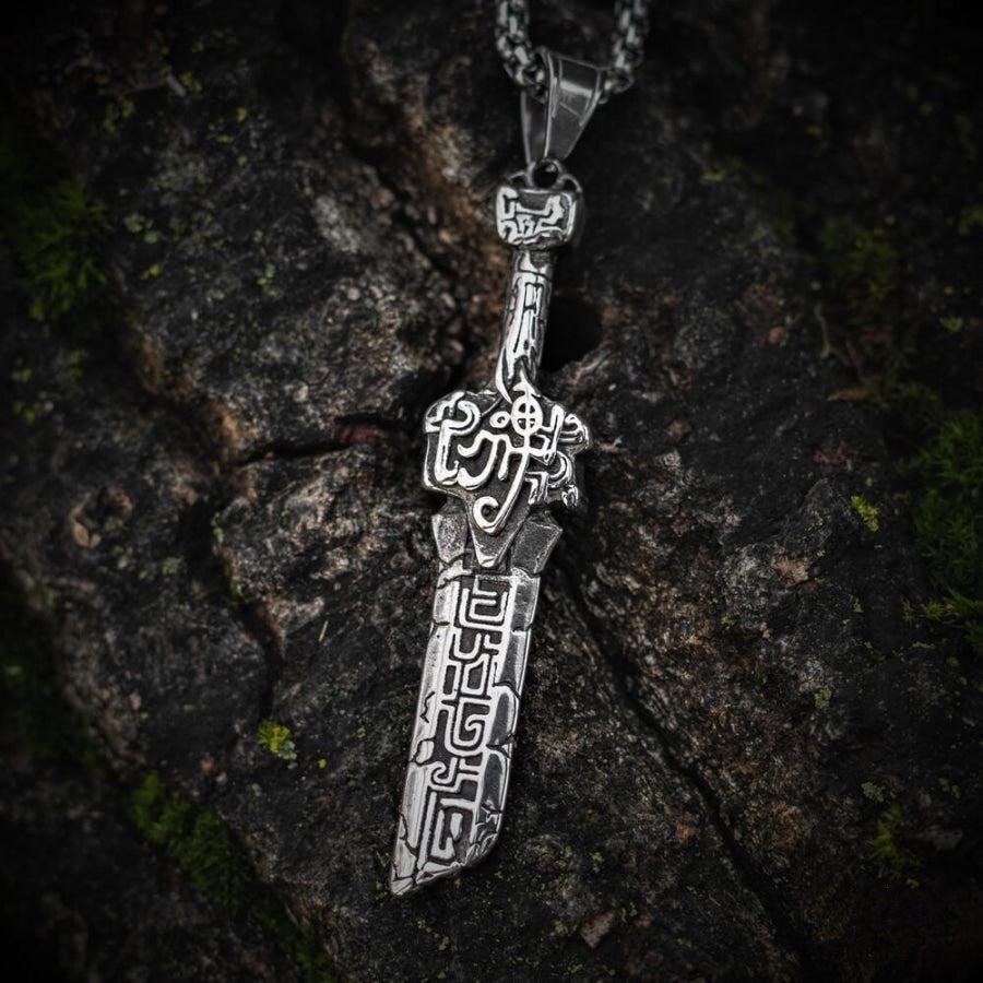 Warrior Broken Sword Necklace