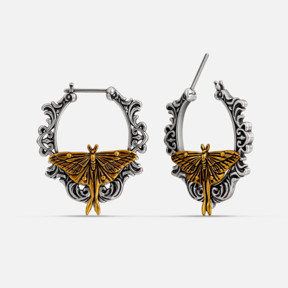 Baroque Moth Earrings