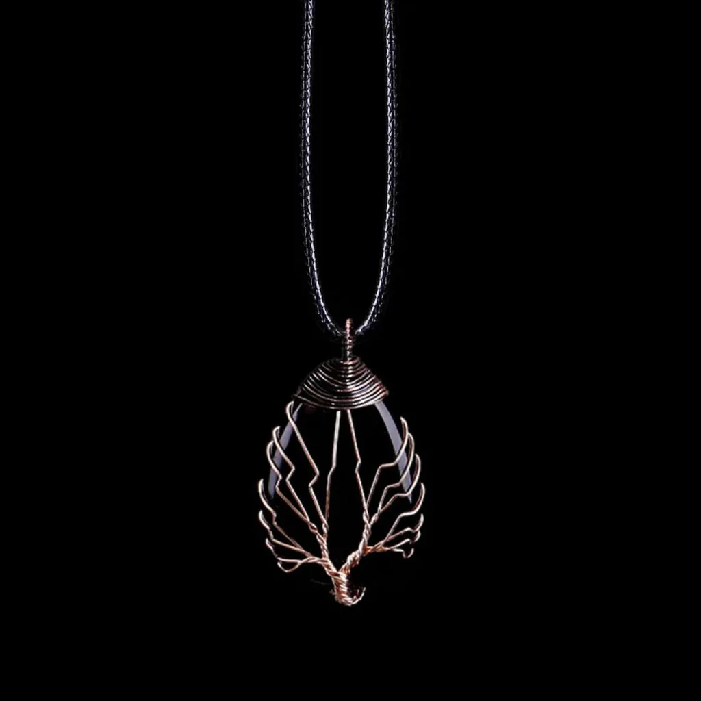 Yggdrasil Realms Crystal Pendant