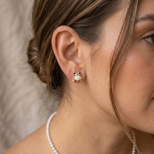 Frog Opal Earrings