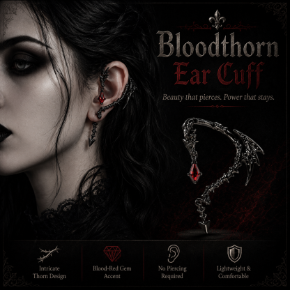 Bloodthorn Ear Cuff