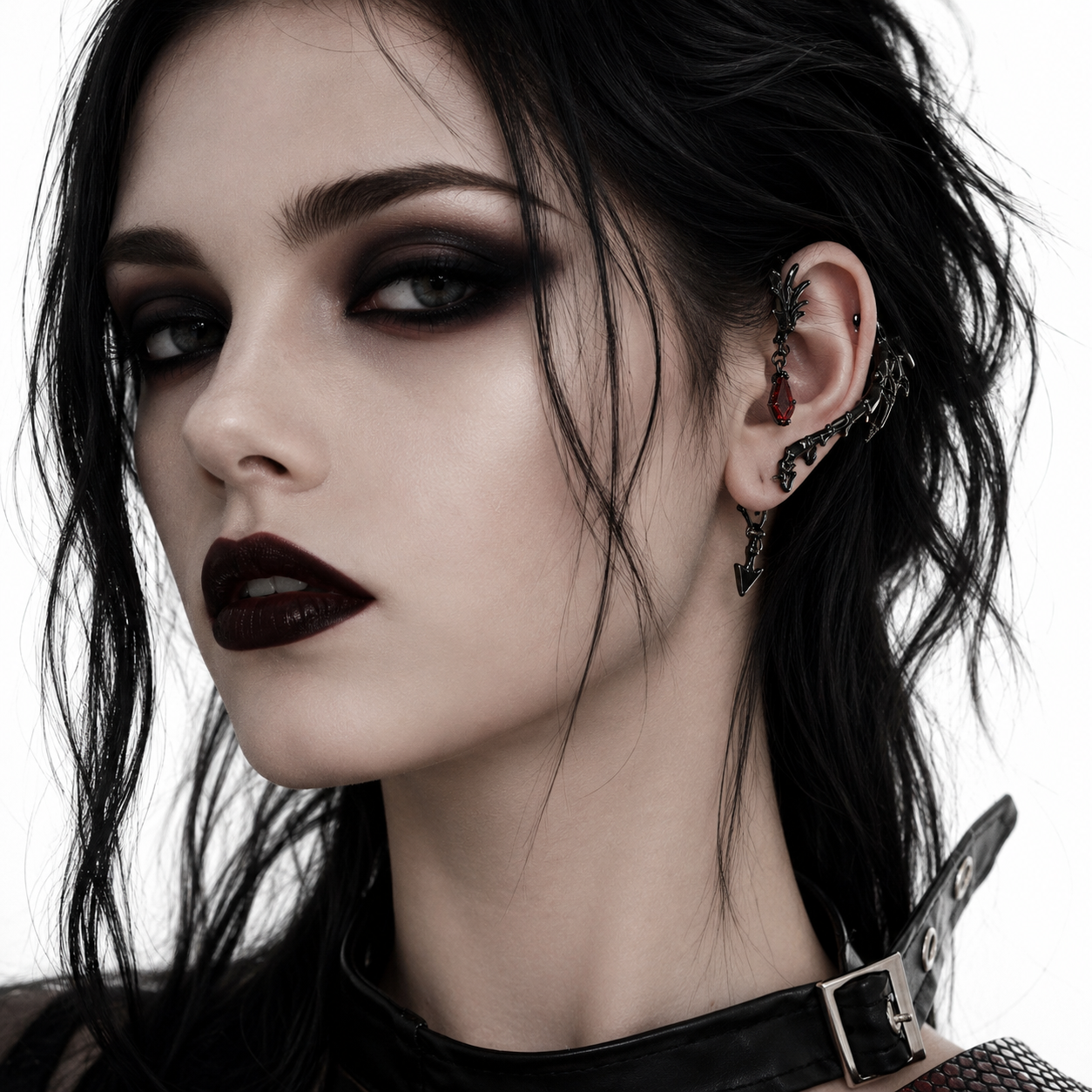 Bloodthorn Ear Cuff