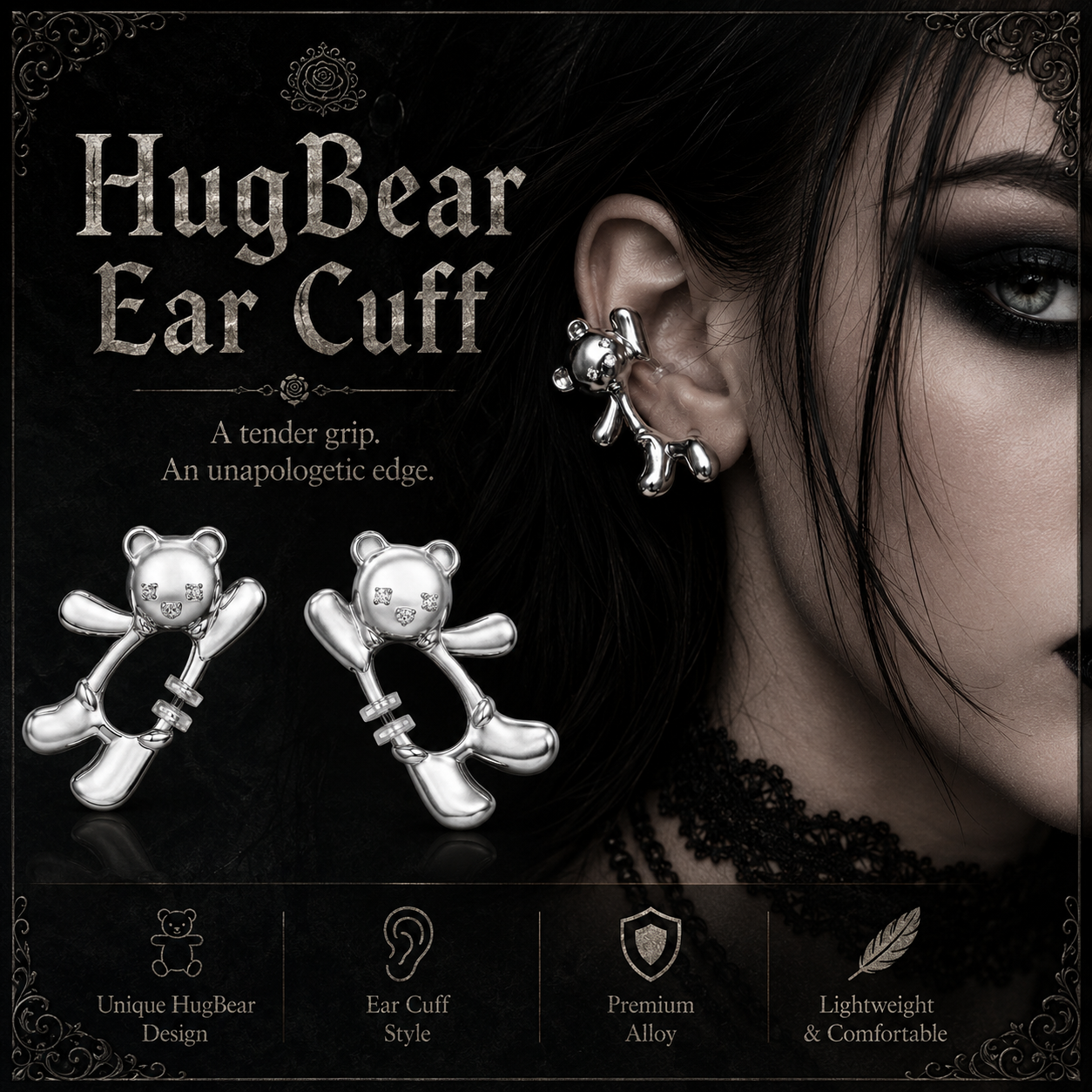 HugBear Ear Cuff