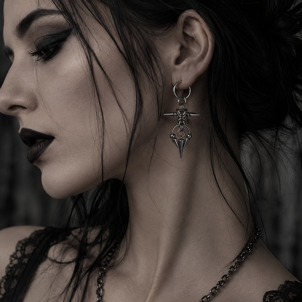 Spike Orbit Earrings