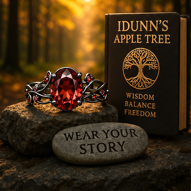 Idunn Garnet Ring