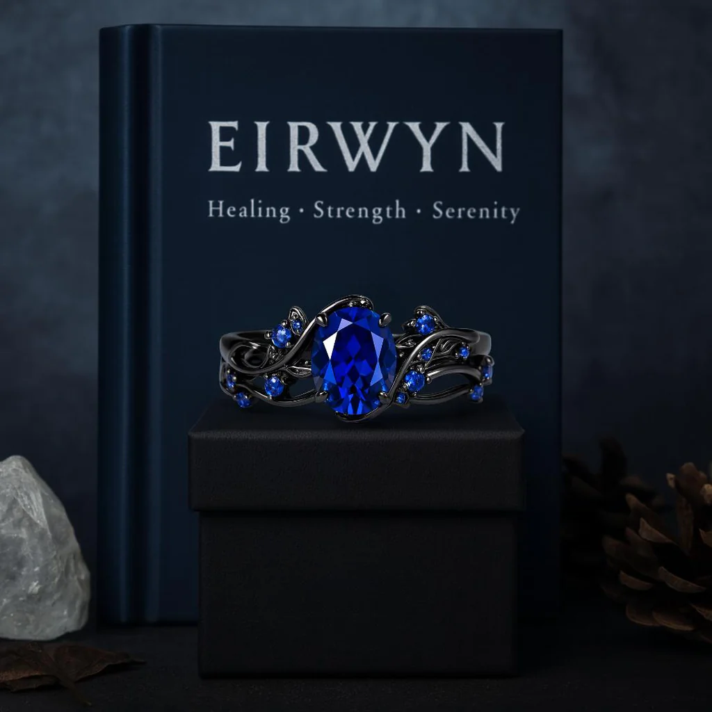 Eirwyn Blue Stone Ring