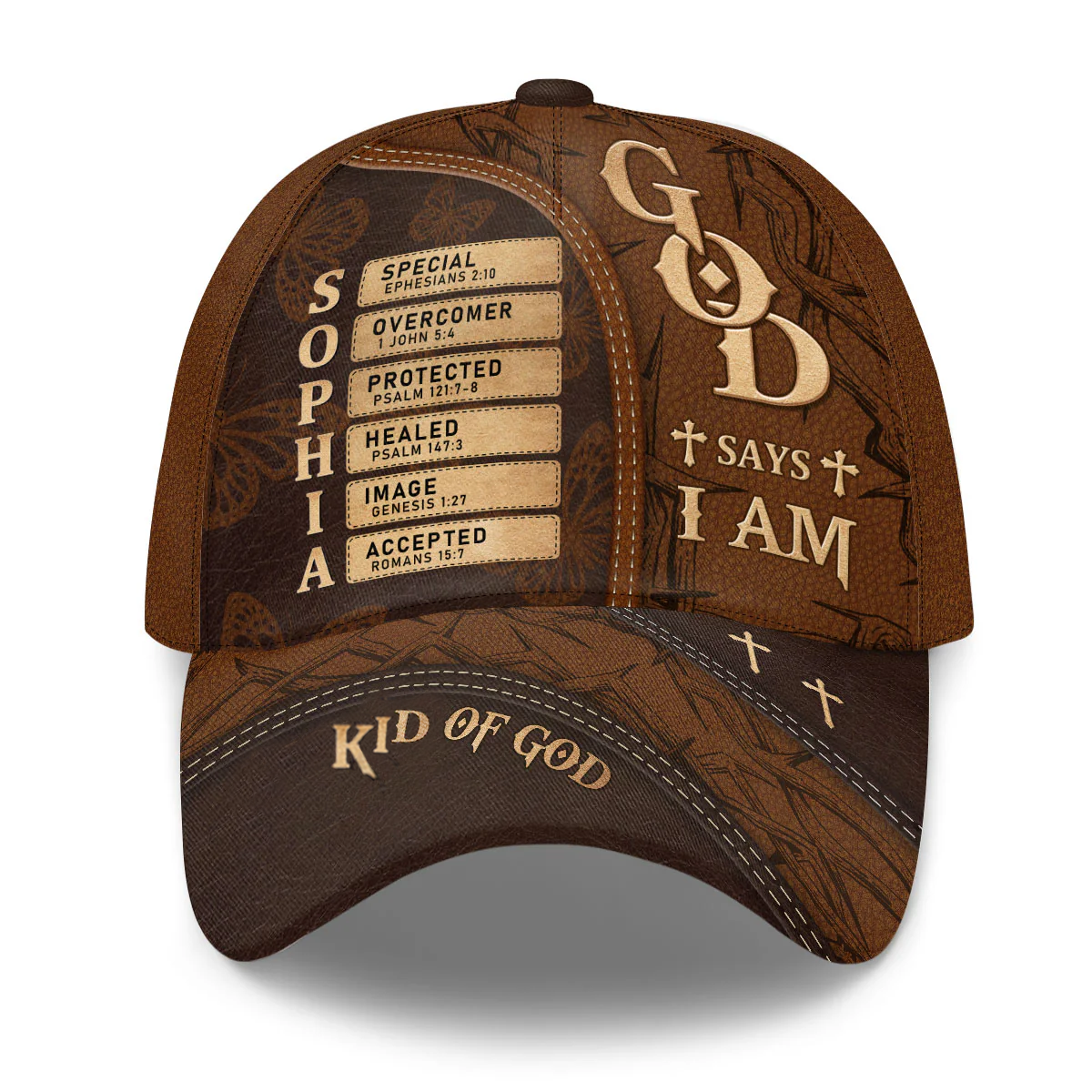 Man Of God |Woman Of God |Kid Of God | Personalized Classic Cap